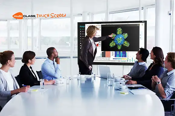 Pantalla táctil interactiva multiCLASS Touch Screen corporativo - Sala de reuniones