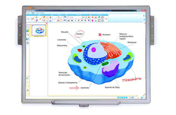 Pizarra Digital Interactiva táctil multitáctil multiCLASS board para colegios